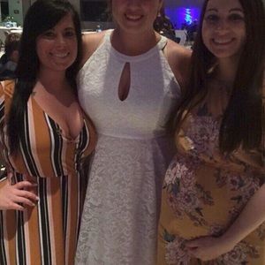 Striped dress! Worn once!